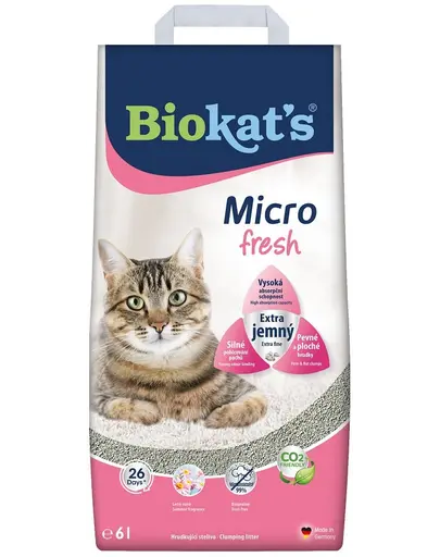 BIOKAT'S Micro Fresh 6 l granule fine de bentonita