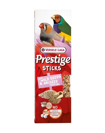 VERSELE-LAGA Prestige Sticks 2 batoane pentru pasari cu seminte plante salbatice si anason 60g