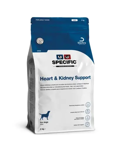 SPECIFIC Dog CKD Heart &amp; Kidney Support 2 kg insuficienta cardiaca, renala sau hepatica hrana caini