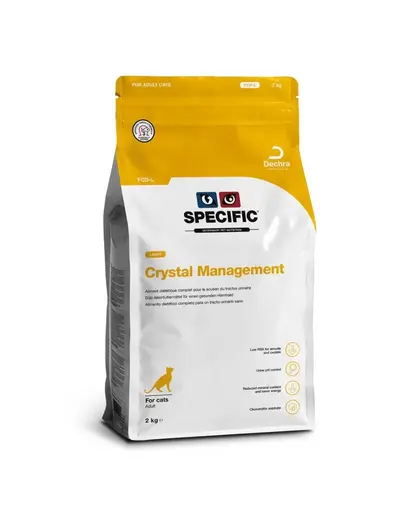 SPECIFIC Cat FCD-L Crystal Management 2 kg pentru pisici supraponderale, hrana urinara