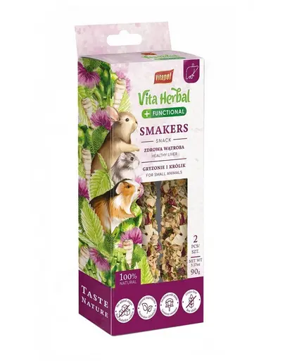 VITAPOL Vita Herbal Functional Smakers Gustare Rozatoare pentru sustinerea functiei ficatului 90 g
