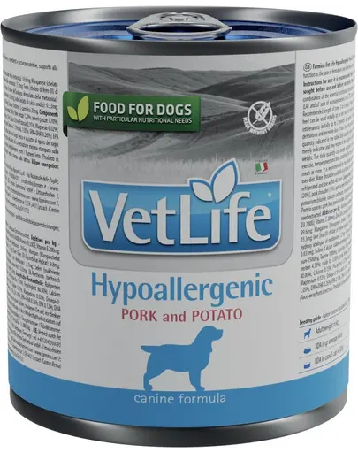 FARMINA Vet Life Natural Diet Dog Hypoallergenic Pork &amp; Potato 300 g dieta veterinara caini