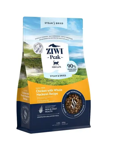 ZIWIPEAK Cat Steam &amp; Dried hrana cu pui pentru pisica 800 g