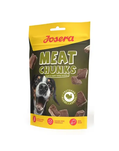 JOSERA Meat Chunks Turkey recompense uscate pentru caini 70g curcan