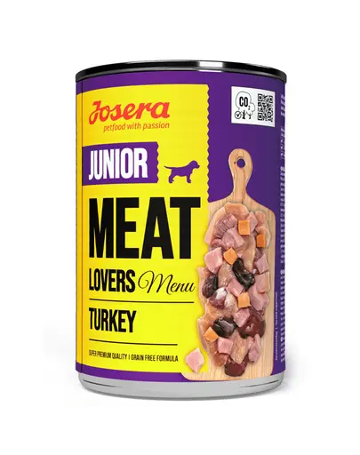 JOSERA Meat Lovers Junior Menu hrana umeda catei, din curcan 400g