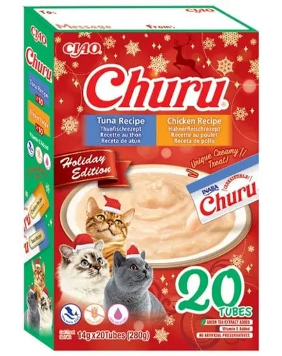 INABA Cat HOLIDAY BOX Set recompense pentru pisici de Craciun