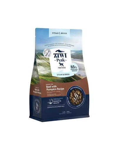 ZIWIPEAK Dog Steam &amp; Dried hrana caini, cu vita 800 g