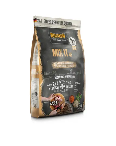 BELCANDO Mix It Grain Free hrana uscata fara cereale pentru caini adulti, talie XS-XL, 3 kg