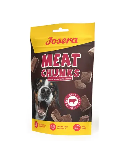 JOSERA Meat Chunks Beef snack pentru caini din vita uscata 70g