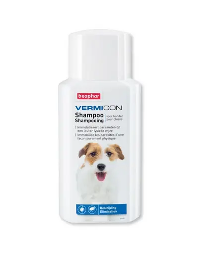 BEAPHAR Vermicon sampon antiparazitar Caini 200 ml
