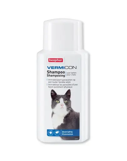 BEAPHAR Vermicon sampon antiparazitar pisici 200 ml