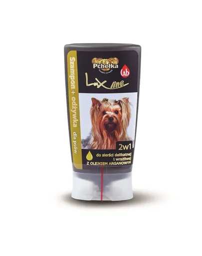 Sampon cu balsam pentru caini PCHEŁKA Luxline cu ulei argan 200ml