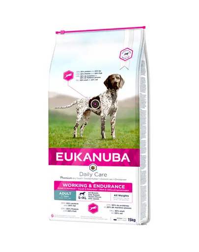 EUKANUBA Premium Performance All Working & Endurance Chicken hrana uscata caini adulti 15 kg