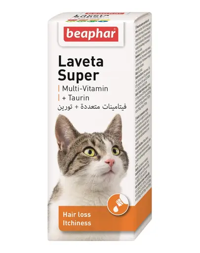 BEAPHAR Laveta Super Supliment alimentar impotriva caderii parului la pisici 50 ml