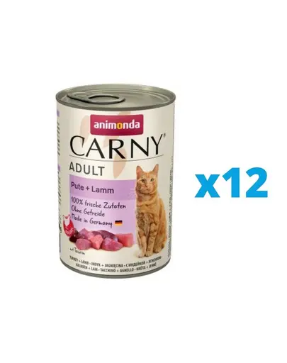 ANIMONDA Carny Adult curcan si miel hrana umeda pisica 12 x 400 g