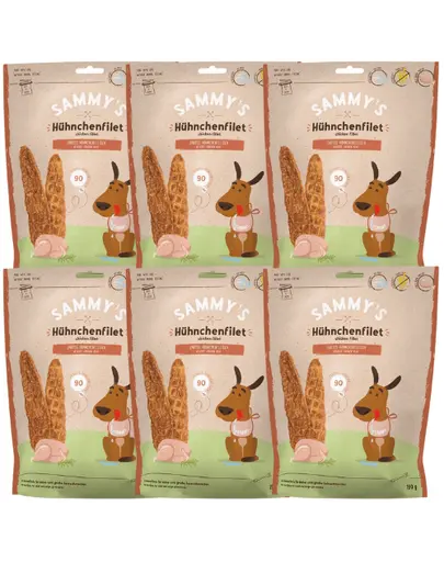 BOSCH SAMMY’S Chicken Fillets file de pui pentru caini 6x190 g