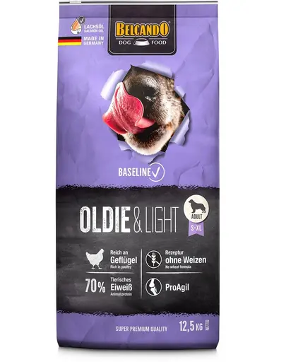 BELCANDO Baseline Oldie & Light Sac Hrana uscata pentru caini in varsta 12,5 kg