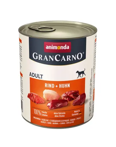 ANIMONDA Grancarno Adult carne de vita si pui 800 gr