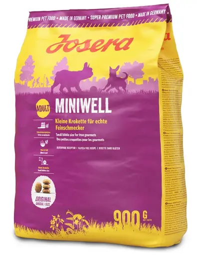 JOSERA Dog Miniwell hrana uscata caini adulti talie mica 900g