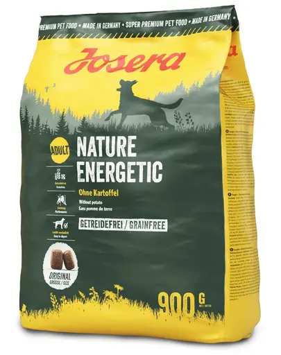 JOSERA Nature Energetic hrana uscata pentru caini sportivi, foarte activi 900g