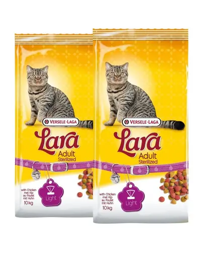 VERSELE-LAGA Lara Adult sterilized Hrana uscata pentru pisici sterilizate 20 kg (2 x 10 kg)