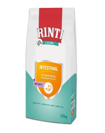 RINTI Canine Intestinal Duck hrana uscata cu rata 12 kg pentru caini