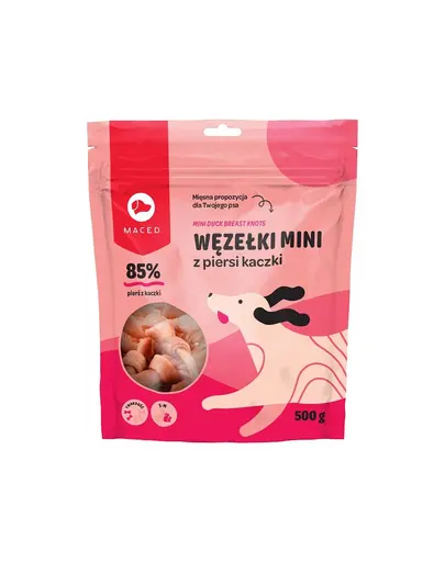 MACED Recompensa pentru caine, noduri de rata, 500g