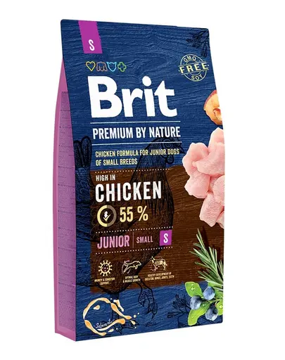 BRIT Premium By Nature Junior Small Hrana uscata pentru cainii junior si femele gestante 8 kg