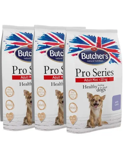 BUTCHER'S ProSeries Dog Dry cu miel 3x800 g hrana caini mici
