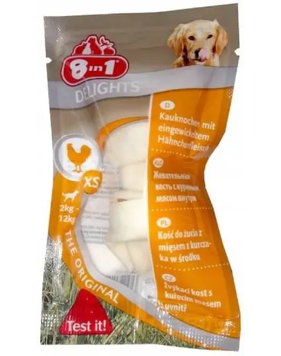 8IN1 Delights Gustare Os pentru caini XS 1 buc.