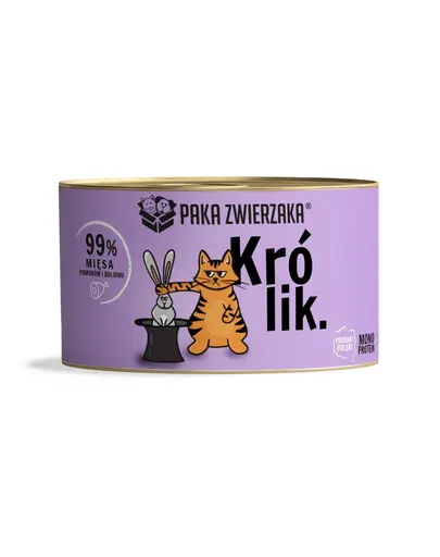 PAKA ZWIERZAKA Hrana umeda cu iepure pentru pisici 200 g