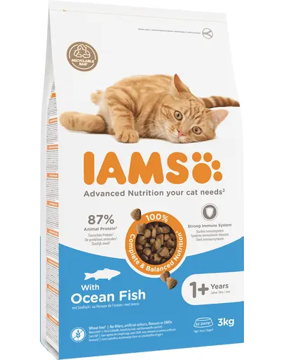 IAMS for Vitality pentru pisici adulte, cu peste oceanic 3 kg