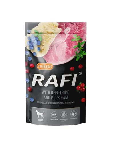 DOLINA NOTECI Rafi mancare umeda caini, stomac vita si sunca 500 g