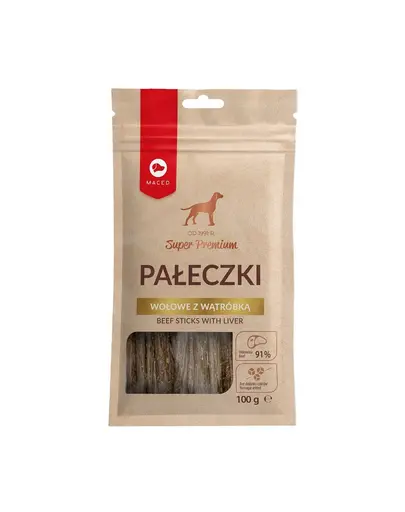 MACED Batoane pentru caini, cu ficat de vita 100g