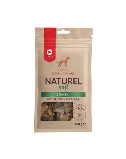 MACED Super Premium Naturel soft recompense moi pentru caini, cu rata 100 g