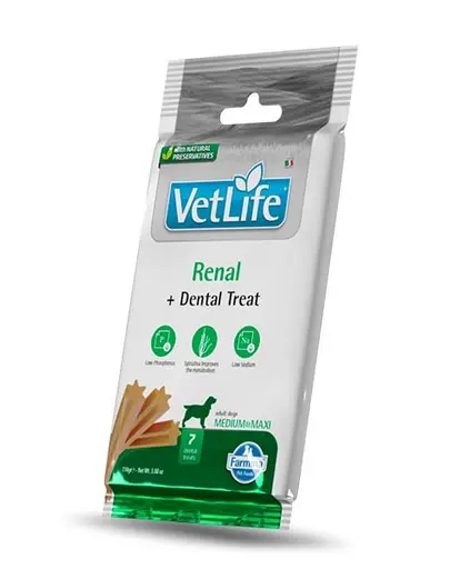 FARMINA Vet Life Dental Treat Renal Medium/Maxi 100 g gustare dentara pentru caini de talie medie si mare cu probleme renale