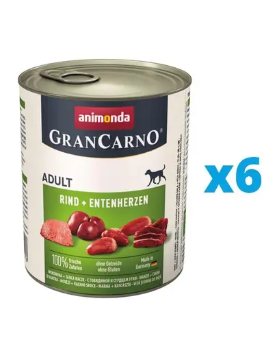 ANIMONDA Grancarno curcan si rata 6 x 800 g