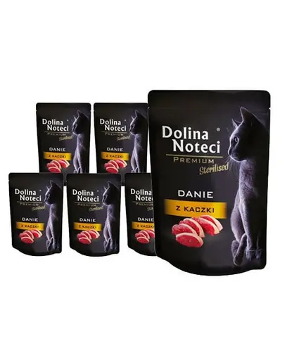 DOLINA NOTECI Premium hrana cu rata pentru pisici 10x85 g