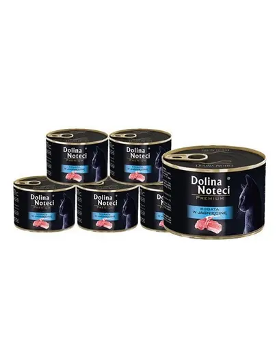 Hrana umeda pisici adulte miel DOLINA NOTECI Premium 12x185 g