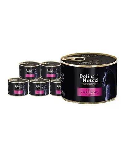 DOLINA NOTECI conserve pisici 12x185 g file piept curcan