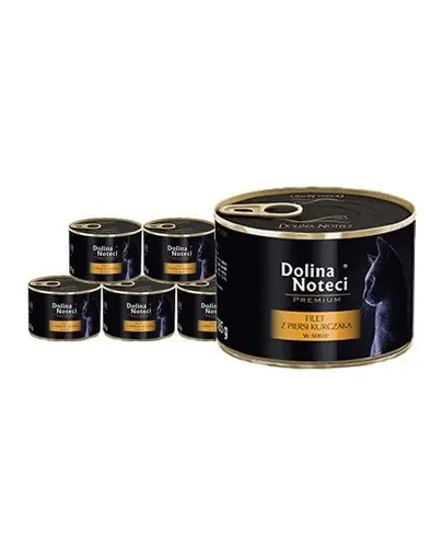 DOLINA NOTECI Premium hrana umeda pisici 12x185 g file piept pui