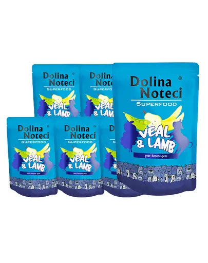 Hrana umeda caini vitel si miel 10x300 g DOLINA NOTECI SuperFood
