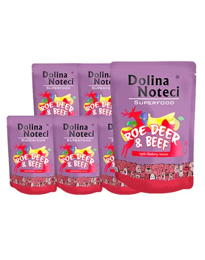 Hrana umeda caini caprioara si vita DOLINA NOTECI SuperFood 10x300 g