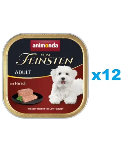ANIMONDA Vom Feinsten Forest Hrana umeda cu caprioara pentru caini adulti 12x150 g