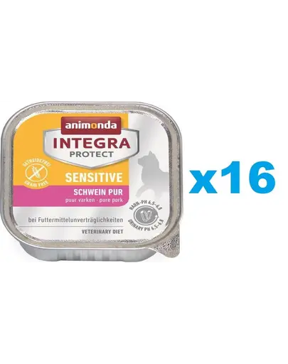 ANIMONDA Integra Protect Sensitive cu Porc 16x100 g