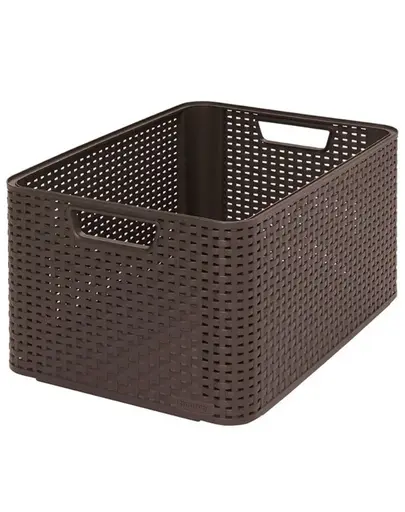 CURVER Cos depozitare Style L, maro