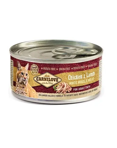 CARNILOVE Adult Cat pui si miel 100g hrana umeda pisici