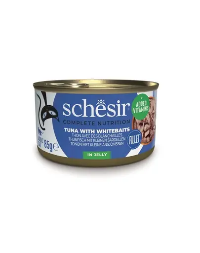 SCHESIR Ton cu sprot in aspic 85 g hrana umeda pentru pisici adulte