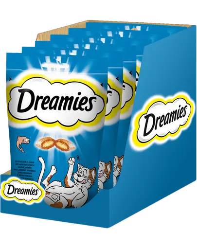 DREAMIES cu somon 6x60 g recompense pentru pisici