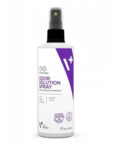 VET EXPERT Odor Solution Spray Animal Odor Eliminator 250 ml neutralizator mirosuri caini si pisici